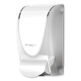 SC Johnson Professional® Transparent Manual Dispenser, 1 L, 4.92 x 4.6 x 9.25, White, 15/Carton (SJNTPW1LDS)