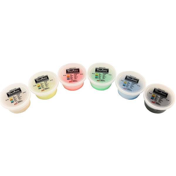 CanDo® TheraPutty® Therapy Putty Set 2X-Soft / X-Soft / Soft / Medium / Firm / X-Firm 6 X 2 oz. (969956_ST) 1/ST