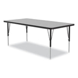 Correll® Height-Adjustable Activity Tables, Rectangular, 60w x 30d x 19h, Gray Granite, 4/Pallet, Ships in 4-6 Business Days (CRL3060TF1595K4) Each