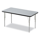 Correll® Height-Adjustable Activity Tables, Rectangular, 48w x 24d x 10h, Gray Granite, 4/Pallet, Ships in 4-6 Business Days (CRL2448TF15954P) Each