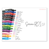 Zebra® Sarasa Dry Gel X20 Gel Pen, Retractable, Medium 0.7 mm, Assorted Ink and Barrel Colors, 14/Pack (ZEB46824) Pack of 14
