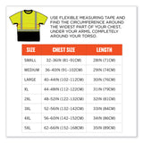 ergodyne® GloWear 8283BK Class 2 Lightweight Performance Hi-Vis T-Shirt, Polyester, Small, Lime, Ships in 1-3 Business Days (EGO23502) Each