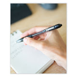 Zebra® Z-Grip Ballpoint Pen, Retractable, Medium 1 mm, Black Ink, Clear/Black Barrel, 48/Pack (ZEB22148) Pack of 48