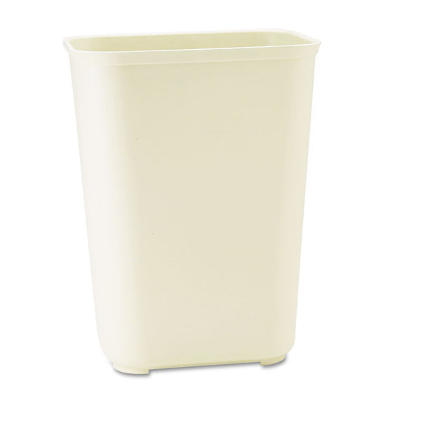 Rubbermaid® Commercial Fiberglass Wastebasket, 10 gal, Fiberglass, Beige (RCP254400BG) Each