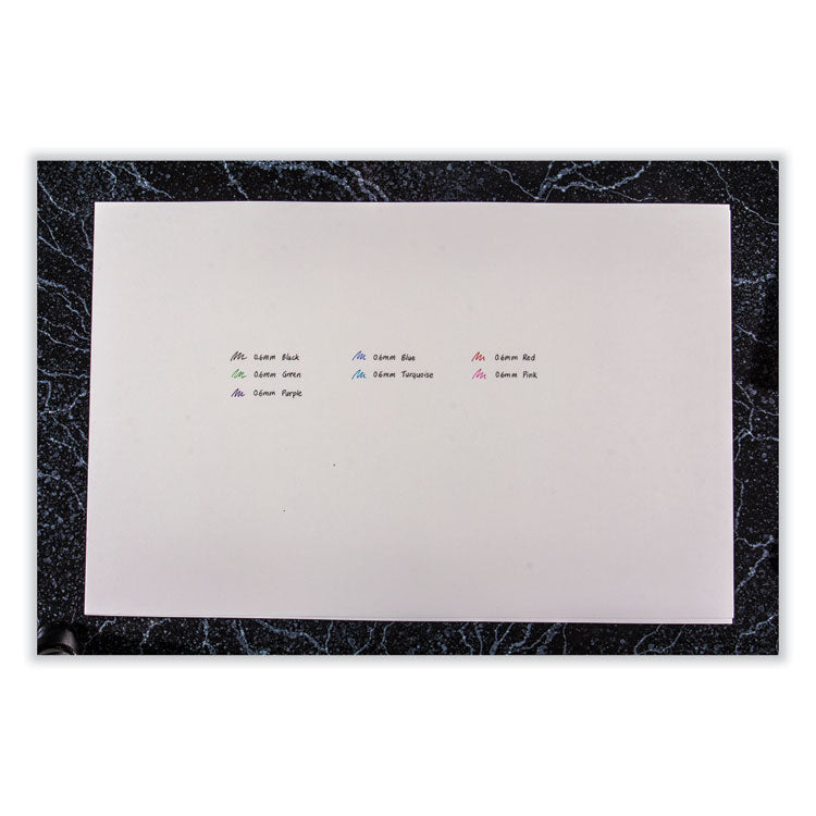 Zebra® Fountain Pen, Fine 0.6 mm, Assorted Ink and Barrel Colors, 7/Pack (ZEB48307) Each