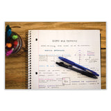 Zebra® Z-Grip Ballpoint Pen, Retractable, Medium 1 mm, Black Ink, Clear/Black Barrel, 12/Pack (ZEB22210) Box of 12