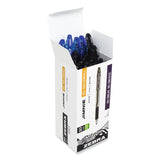 Zebra® Jimnie Gel Pen Value Pack, Stick, Medium 0.7 mm, Black Ink, Clear/Black Barrel, 24/Box (ZEB14410) Box of 24