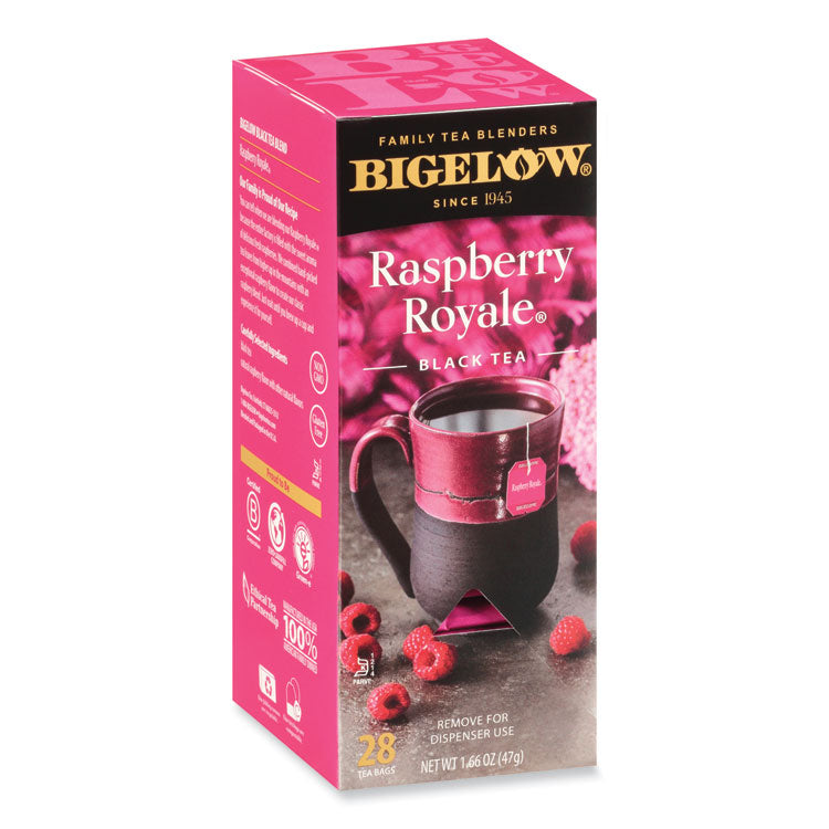 Bigelow® BTC003401 Raspberry Black Tea, Raspberry, 0.34 lbs, 28/Box ...