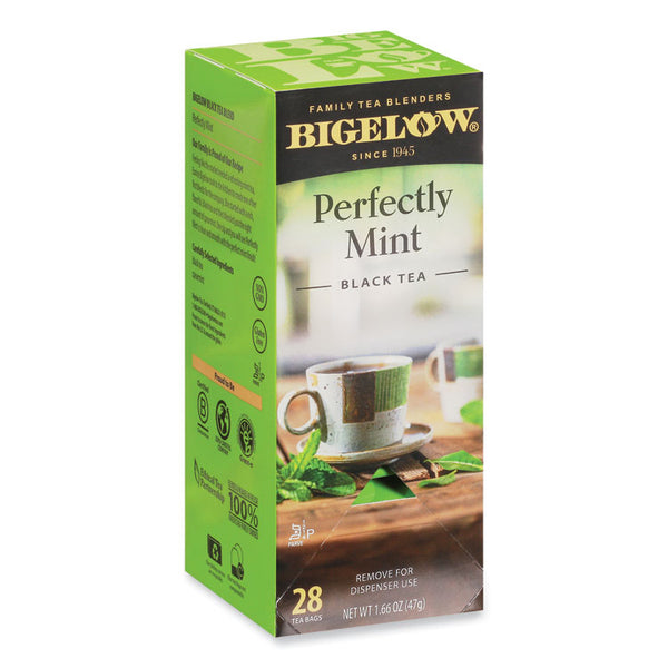 Bigelow® Perfectly Mint Black Tea, 28/Box (BTC10344)