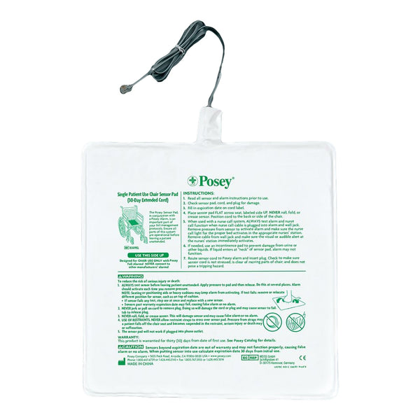 Posey® Chair Sensor Pad 13 X 13 Inch (689582_EA) 1/EA
