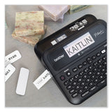 Brother P-Touch® D-610BTVP Connected Label Maker with Color Display, 30 mm/s Print Speed, 14.2 x 6 x 13.3 (BRTPTD610BTVP)