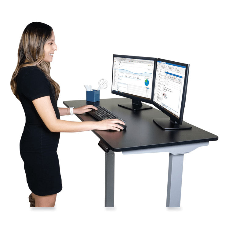 Victor® Electric Height Adjustable Standing Desk, 48 x 23.6 x 28.7 to 48.4, Black, Ships in 1-3 Business Days (VCTDC840B)