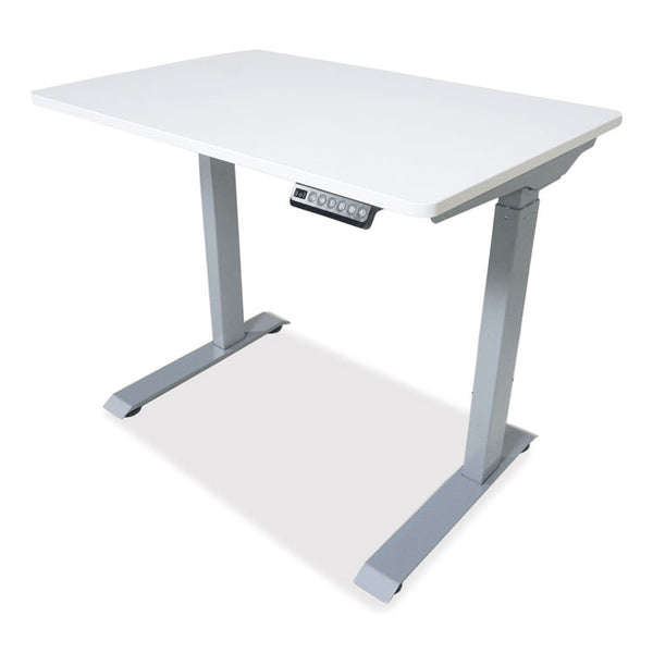 Victor® Electric Height Adjustable Standing Desk, 36 x 23.6 x 38.7 to 48.4, White, Ships in 1-3 Business Days (VCTDC830W)