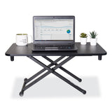 Victor® Height Adjustable Laptop Standing Desk, 28.8 x 18.5 x 2.6 to 16, Black, Ships in 1-3 Business Days (VCTDCX110)