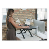 Victor® Height Adjustable Laptop Standing Desk, 28.8 x 18.5 x 2.6 to 16, Black, Ships in 1-3 Business Days (VCTDCX110)