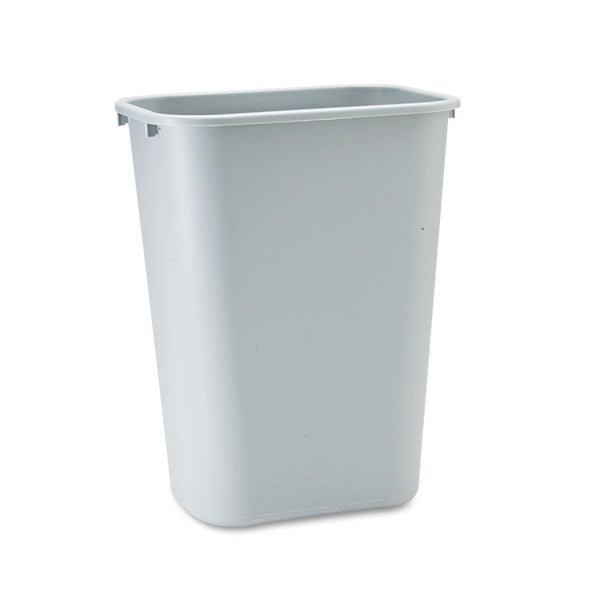 Rubbermaid® Commercial Deskside Plastic Wastebasket, 10.25 gal, Plastic, Gray (RCP295700GY) Each