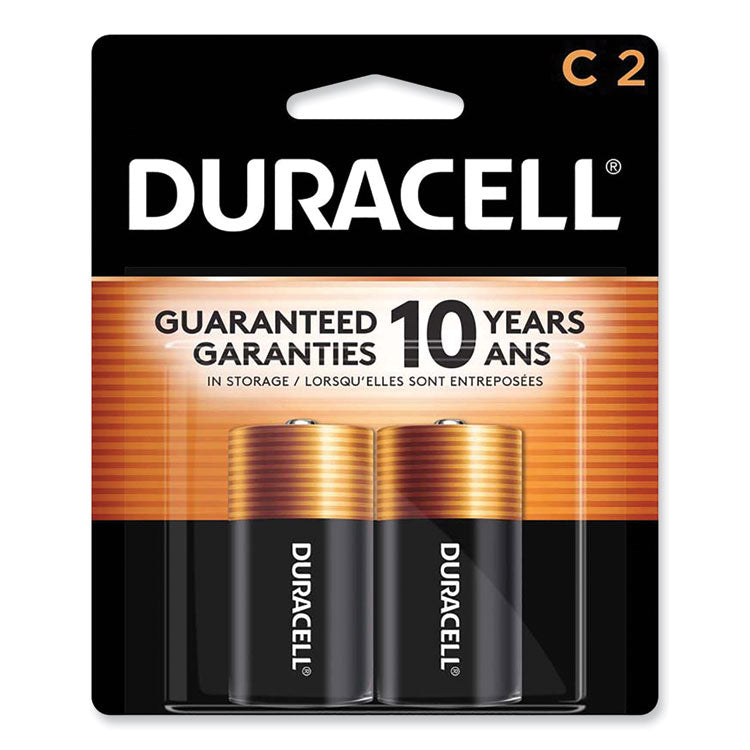Duracell® CopperTop Alkaline C Batteries, 2/Pack (DURMN1400B2Z) Pack of 2