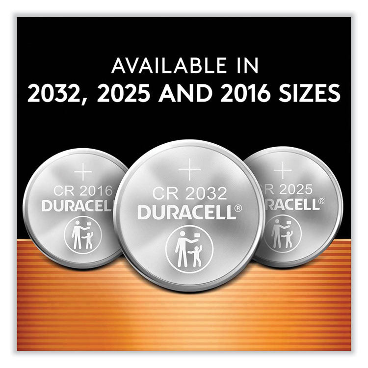 Duracell® Lithium Coin Batteries With Bitterant, 2032, 4/Pack (DURDL2032B4PK) Pack of 4