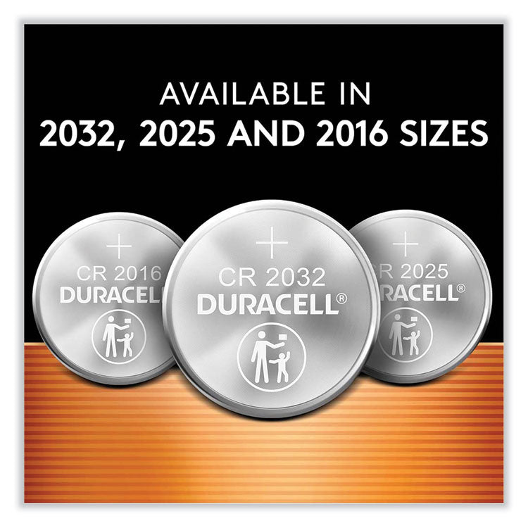 Duracell® Lithium Coin Batteries With Bitterant, 2016, 2/Pack (DURDL2016B2PK) Pack of 2