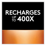 Duracell® ION SPEED 1000 Advanced Charger, For AA and AAA, Includes 4 AA NiMH Batteries (DURCEF14)