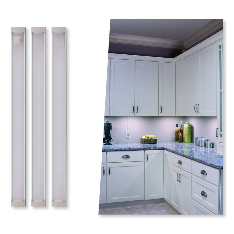 LED Dimmable Under Counter Lighting with Motion Sensor Three-Bar Kit, 0.78w x 0.39h (BOSLEDUC93CK) Each