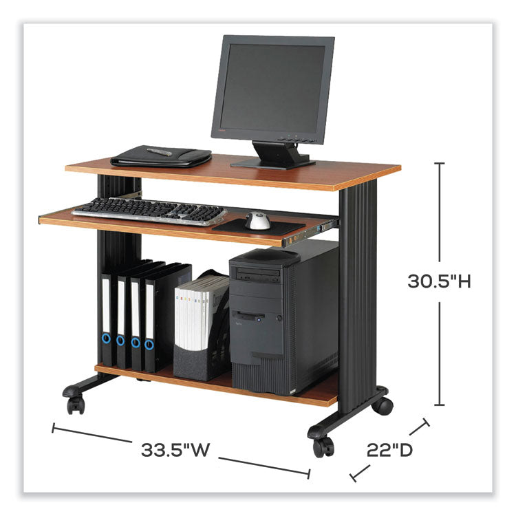 Safco® Muv Standing Desk, 35.5" x 22" x 30.5", Cherry, Ships in 1-3 Business Days (SAF1921CY)