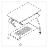 Safco® Eastwinds Series Argo PC Workstation, 31.5" x 19.75" x 30.25", Medium Cherry, Ships in 1-3 Business Days (SAF947MEC)