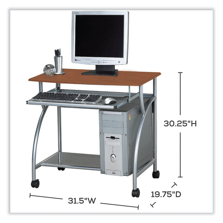 Safco® Eastwinds Series Argo PC Workstation, 31.5" x 19.75" x 30.25", Medium Cherry, Ships in 1-3 Business Days (SAF947MEC)