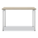 Safco Ready Home Office Desk, 45.5" x 23.5" to 29.5", Beige/White, Ships in 1-3 Business Days (SAF5508WHNA)