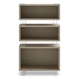 Safco Ready Home Office Small Stackable Storage, 1-Shelf, 24w x 12d x 12.25h, Beige/White, Ships in 1-3 Business Days (SAF5510WHNA)