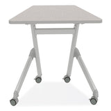 Safco® Learn Nesting Trapezoid Desk, 32.83" x 22.25" to 29.5", Gray, Ships in 1-3 Business Days (SAF1226GR)