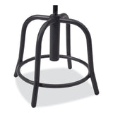 NPS® 6800 Series Height Adj Wood Seat Swivel Stool, Supports 300 lb, 19"-25" Seat Ht, Maple Seat/Black Base, Ships in 1-3 Bus Days (NPS6800W10) Each
