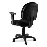 NPS® Comfort Task Chair with Arms, Supports Up to 300lb, 19" to 23" Seat Height, Black Seat/Back, Black/Base,Ships in 1-3 Bus Days (NPSCTCA) Each