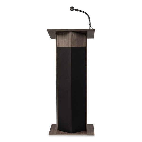 Oklahoma Sound® Power Plus Lectern, 22 x 17 x 46, Ribbonwood, Ships in 1-3 Business Days (NPS111PLSRW)