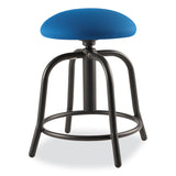 NPS® 6800 Series Height Adj Fabric Padded Seat Stool, Support 300lb, 18"-25" Ht, Cobalt Blue Seat/Black Base,Ships in 1-3 Bus Days (NPS6825S10) Each