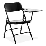 NPS® 5200 Series Left-Side Tablet-Arm Folding Chair, Supports 480 lb, 17.25" Seat Height, Black, 2/Carton, Ships in 1-3 Bus Days (NPS5210L) Case of 2