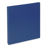 Universal® Slant D-Ring View Binder, 3 Rings, 1.5" Capacity, 11 x 8.5, Navy Blue (UNV20718)