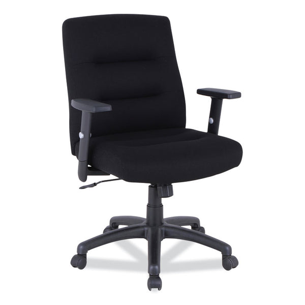 Alera® Alera Kesson Series Petite Office Chair, Supports Up to 300 lb, 17.71" to 21.65" Seat Height, Black (ALEKS4010)