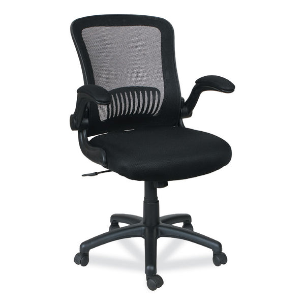 Alera® Alera EB-E Series Swivel/Tilt Mid-Back Mesh Chair, Supports Up to 275 lb, 18.11" to 22.04" Seat Height, Black (ALEEBE4217)