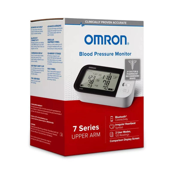 Omron®7 Series™ Home Automatic Digital Blood Pressure Monitor Wide Range Nylon Cuff 23 - 43 cm Desk Model (1150428_EA) 1/EA