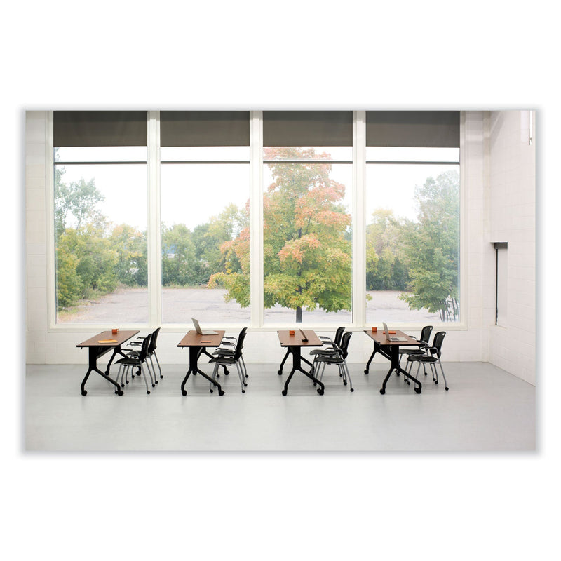 Safco® Sassy Stack Chair Casters, 2.5" Wheel, Black, 4/Set (SAF4083BL) Each