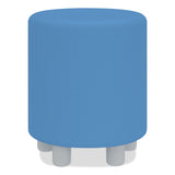 Safco® Learn Cylinder Vinyl Ottoman, 15" dia x 18"h, Baby Blue, Ships in 1-3 Business Days (SAF8122BUV)