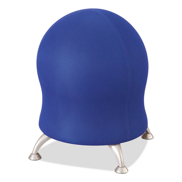 Safco® Zenergy Ball Chair, Backless, Supports Up to 250 lb, Blue Fabric, Ships in 1-3 Business Days (SAF4750BU)