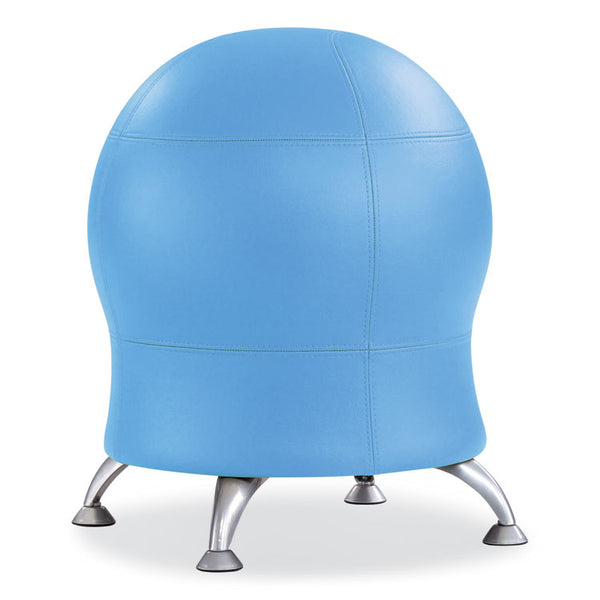 Safco® Zenergy Ball Chair, Backless, Supports Up to 250 lb, Baby Blue Vinyl, Ships in 1-3 Business Days (SAF4751BUV)