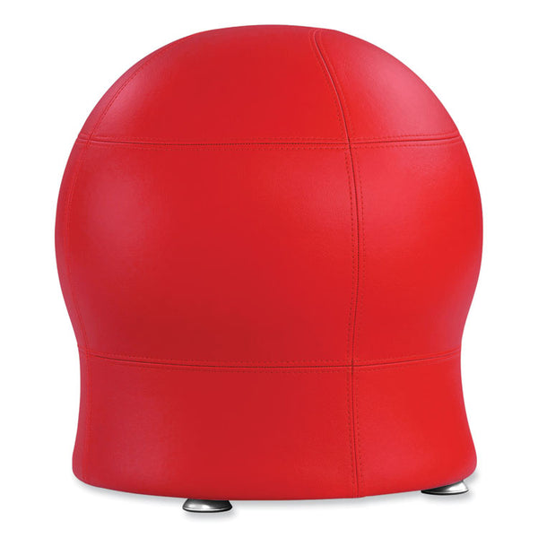 Safco® Zenergy Ball Chair, Backless, Supports Up to 250 lb, Red Vinyl, Ships in 1-3 Business Days (SAF4751RV)