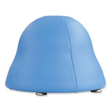 Safco® Runtz Ball Chair, Backless, Supports Up to 250 lb, Baby Blue Vinyl Seat, Silver Base, Ships in 1-3 Business Days (SAF4756BUV) Each