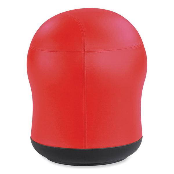 Safco® Zenergy Swivel Ball Chair, Backless, Supports Up to 250 lb, Red Vinyl, Ships in 1-3 Business Days (SAF4760RV)