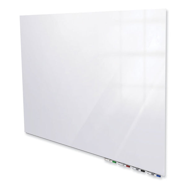 Ghent Aria Low Profile Magnetic Glass Whiteboard, 36 x 24, White Surface, Ships in 7-10 Business Days (GHEARIASM23WH)