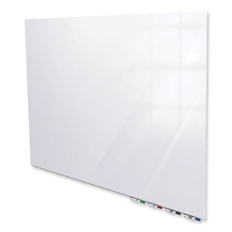 Ghent Aria Low Profile Magnetic Glass Whiteboard, 36 x 24, White Surface, Ships in 7-10 Business Days (GHEARIASM23WH) Each