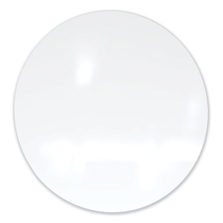 Ghent Coda Low Profile Circular Magnetic Glassboard, 24 Diameter, White Surface, Ships in 7-10 Business Days (GHECDAGM24WH) Each